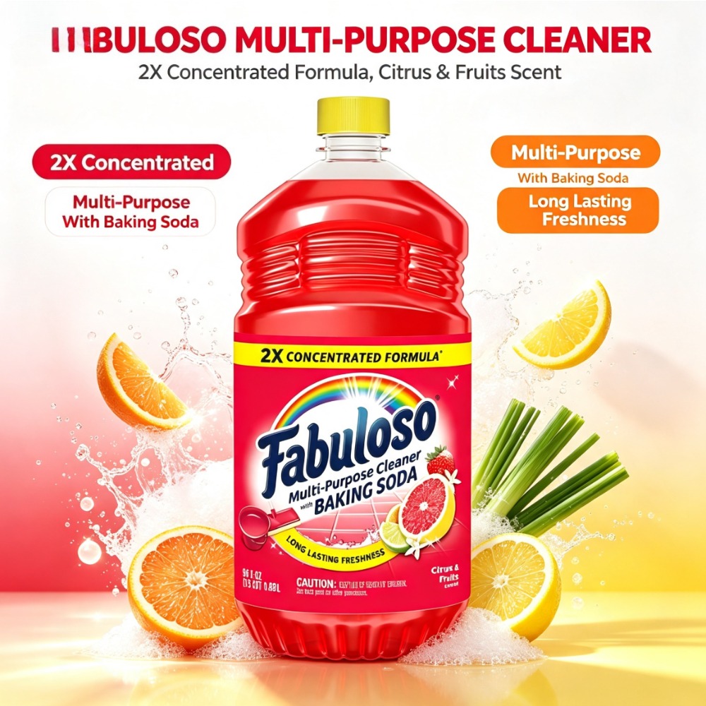 Kitchen Cleaner Baking Soda - Концентрированное универсальное чистящее средство 2X, с