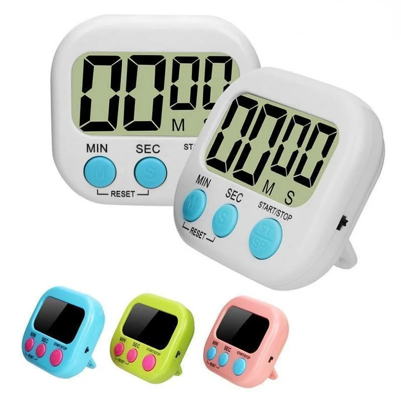 Kitchen Baking Timer - Мини-цифровой кухонный таймер с крупными цифрами,