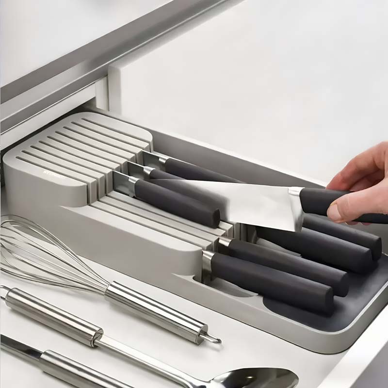 Практичный органайзер для ноже – обзор и цена Kitchen Baking Tray Storage