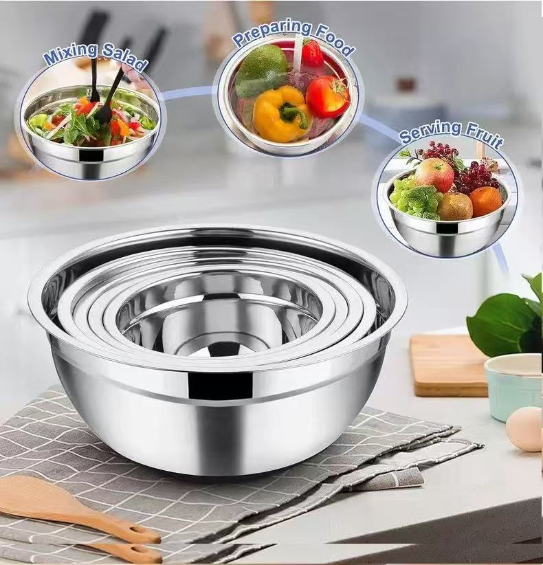 Набор утолщенных мисок из нерж – обзор и цена Kitchen Baking Set