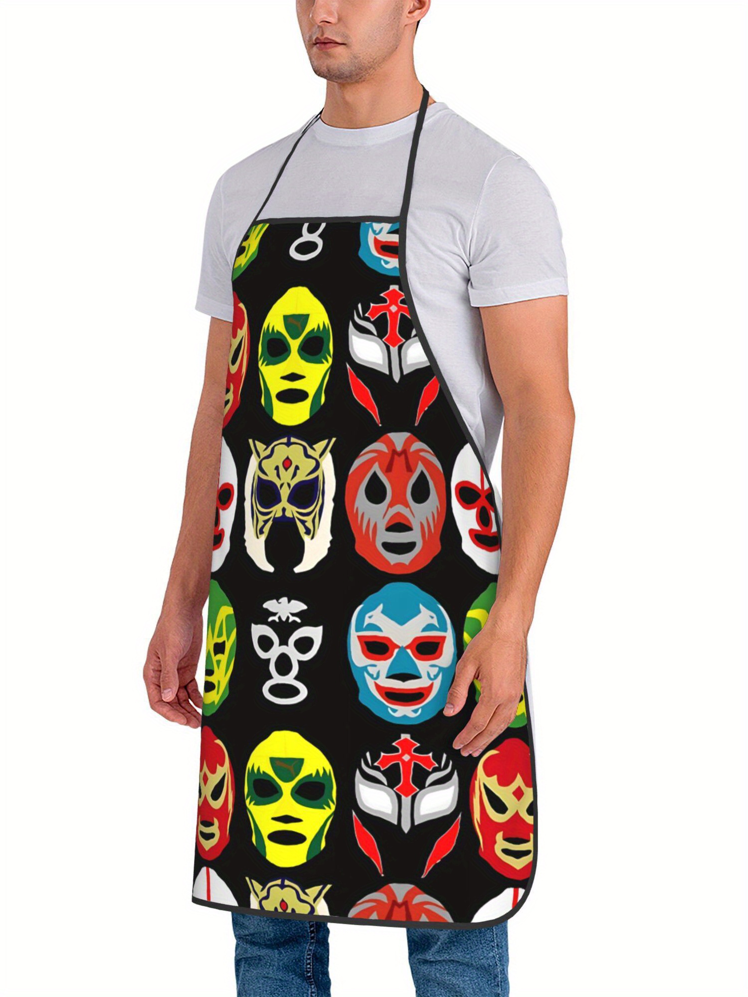 Фартук с маской Lucha Libre, д – обзор и цена Baking Kitchen Design