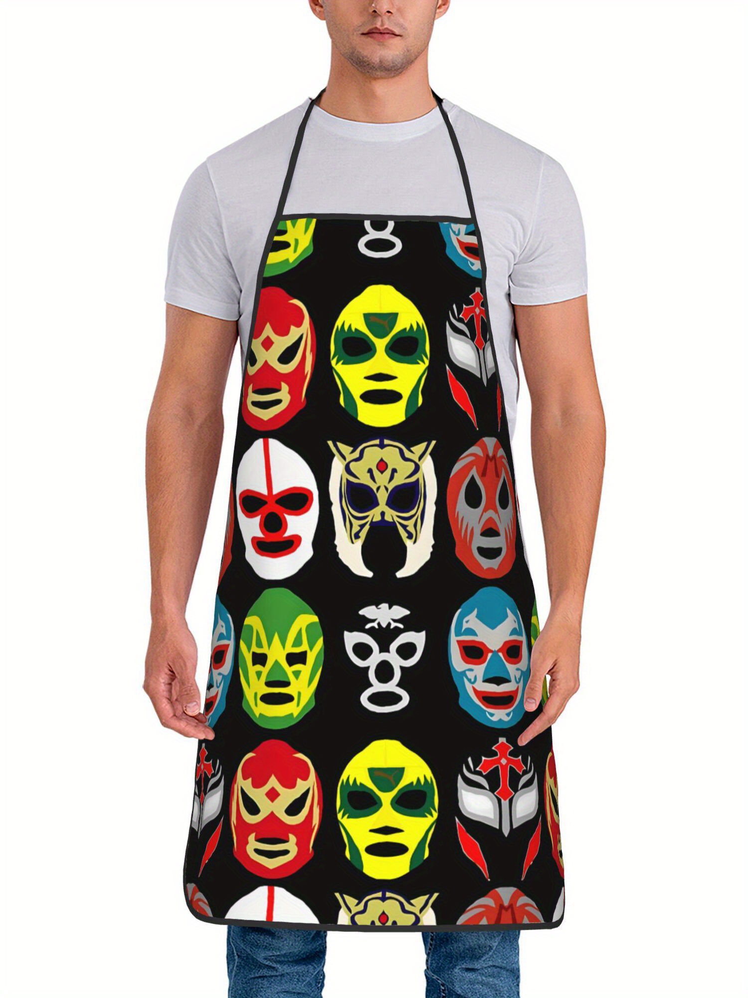 Фартук с маской Lucha Libre, д – обзор и цена Baking Kitchen Design