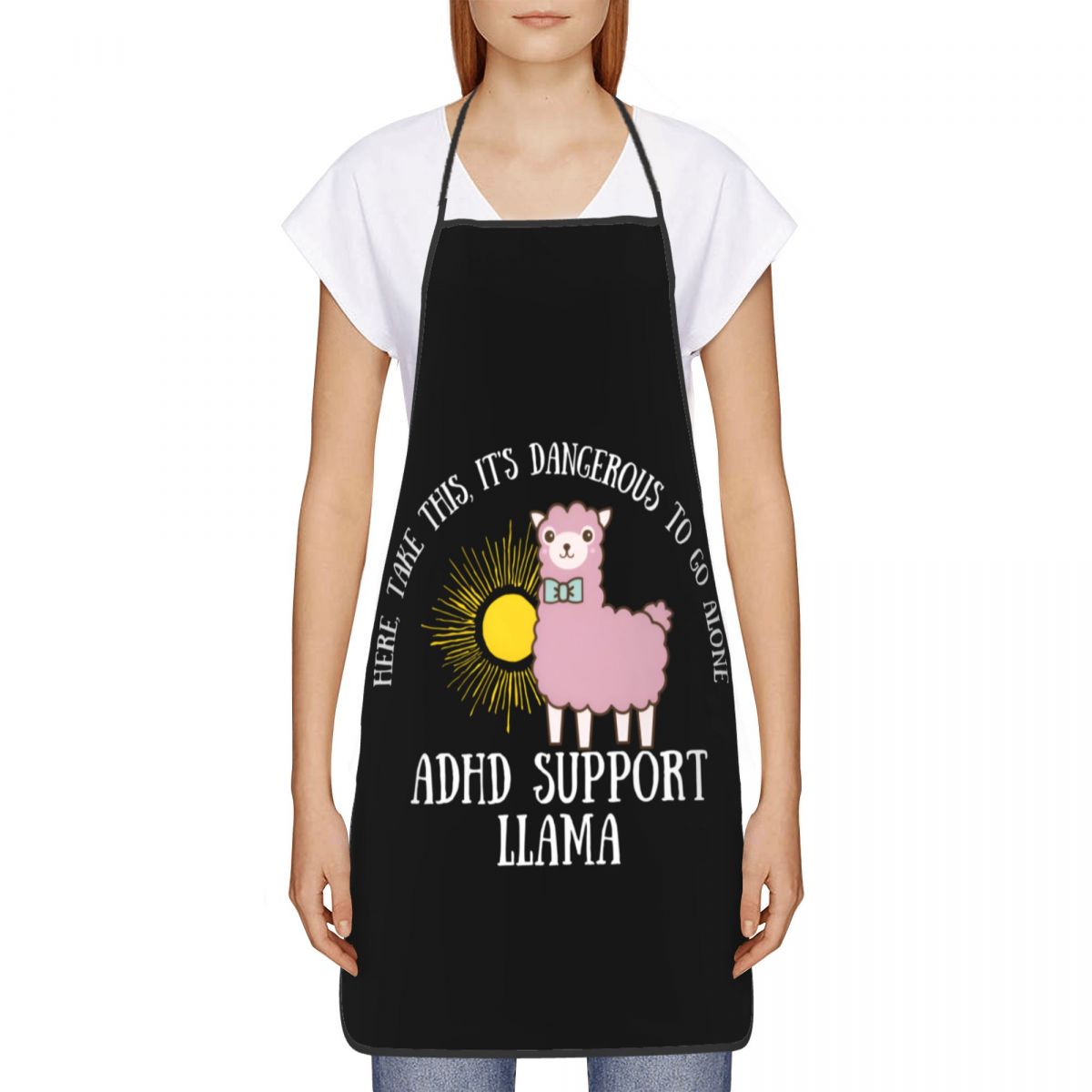 Unisex ADHD Support Llama Quot – обзор и цена Kitchen Baking Quotes
