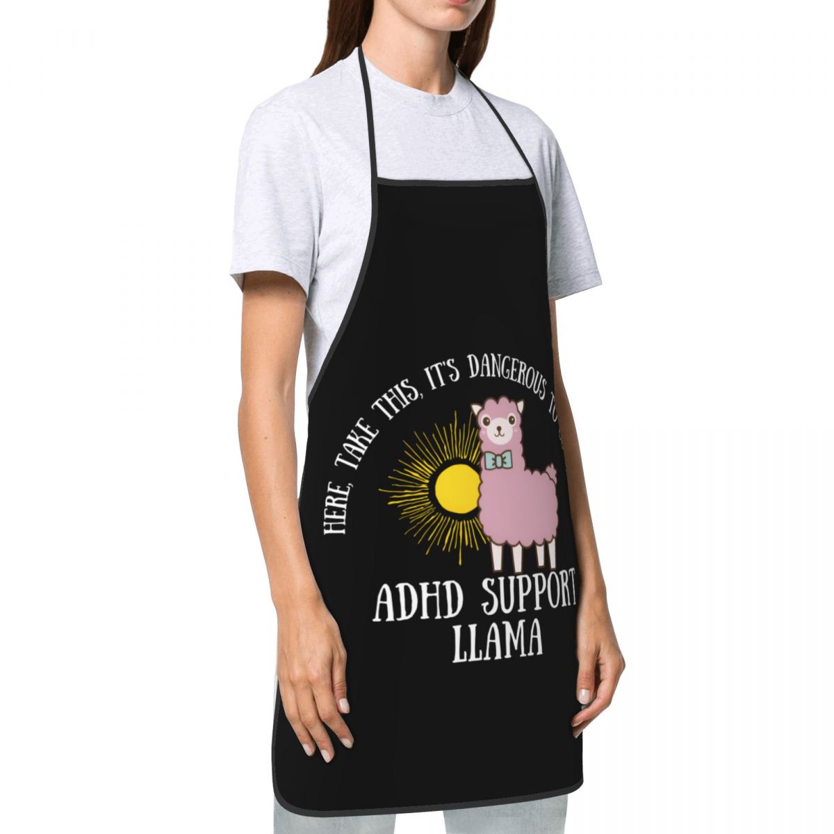 Unisex ADHD Support Llama Quot – обзор и цена Kitchen Baking Quotes