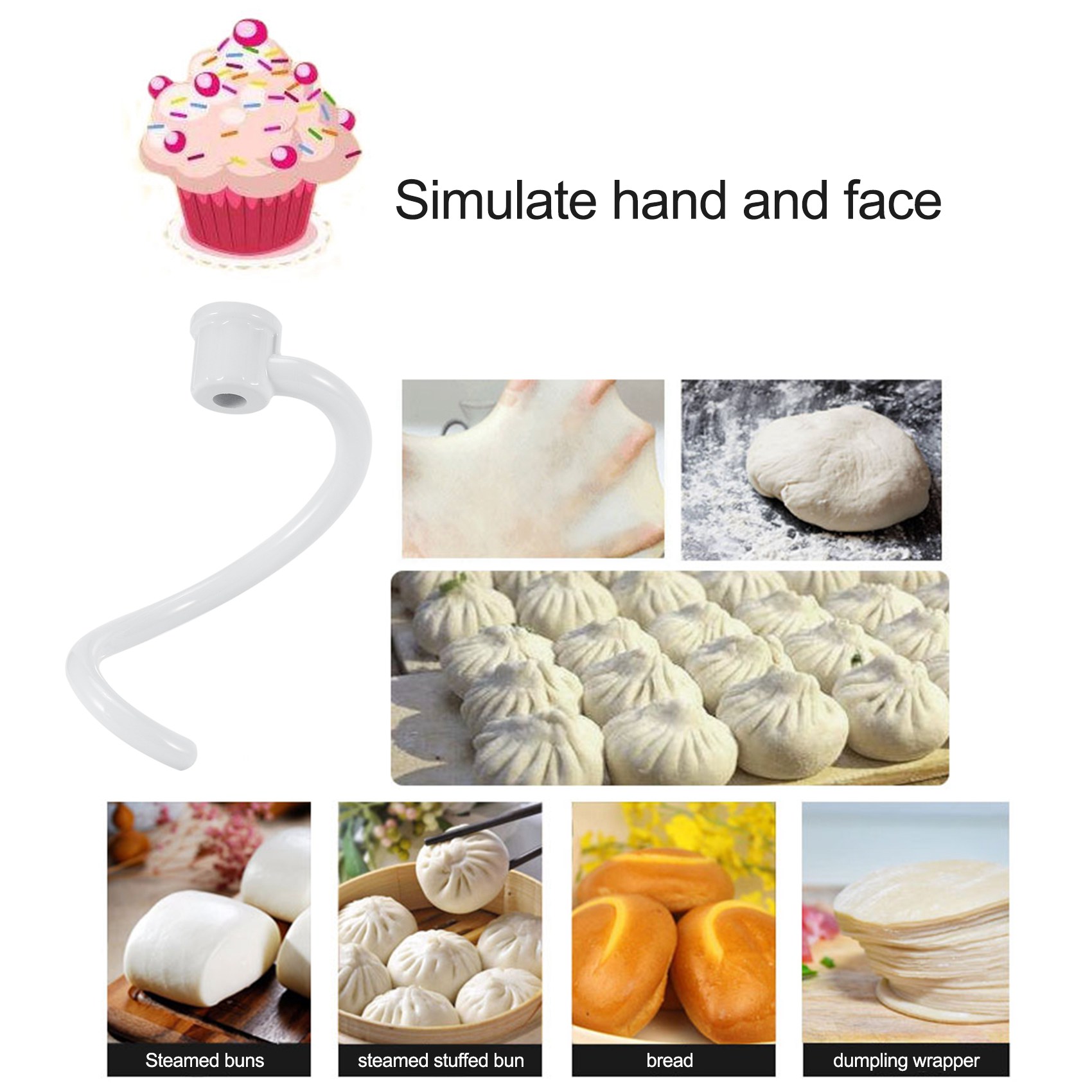Сменный спиральный крюк для те – обзор и цена Kitchen Baking Aid